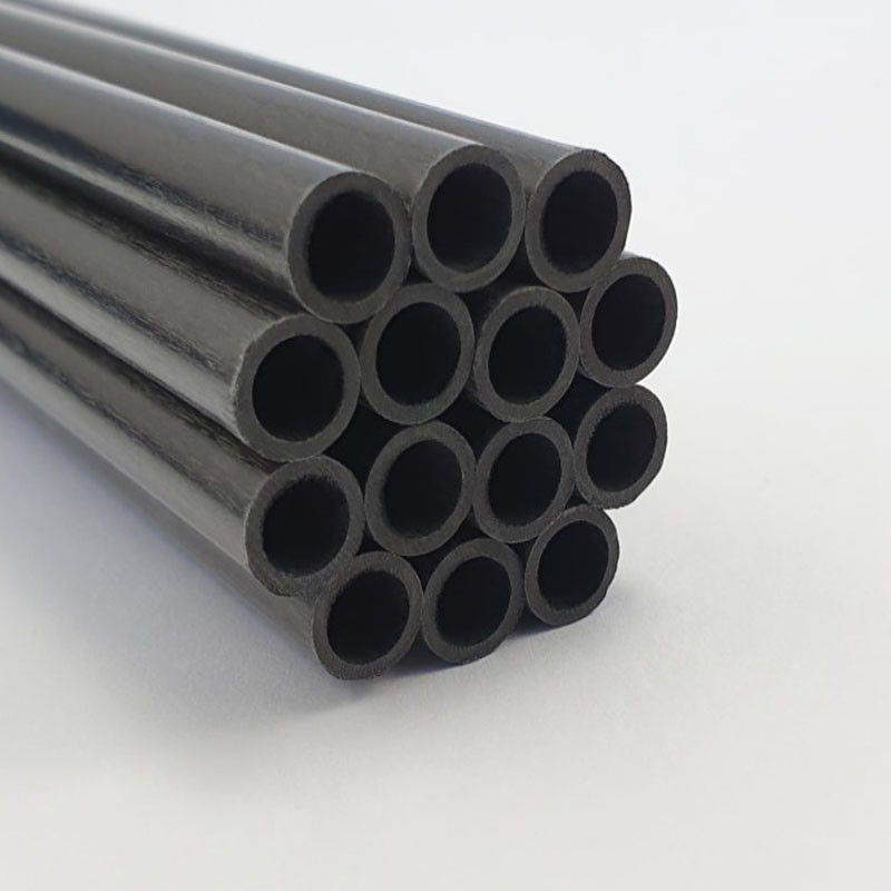 UV Resistant 3K Carbon Fiber Tube Pipe Excellent Structural Performance