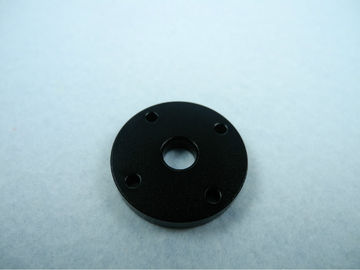 Custom Machined Aluminum Parts Round Alunimum disc with M3 thread type 2-dye black
