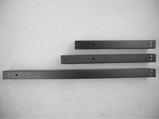 High strength Rectangular Carbon Fiber Tube 3K Twill Weave Matte Surface