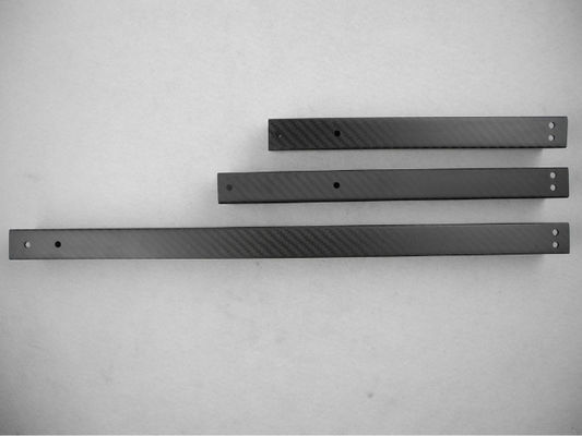 High strength Rectangular Carbon Fiber Tube 3K Twill Weave Matte Surface