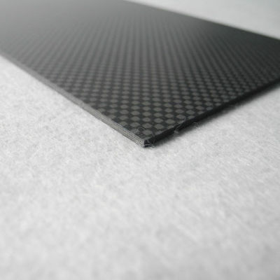 2.0Thk Full CF Carbon Fiber Plate Plain 3K Glossy Standard Video Camera Use