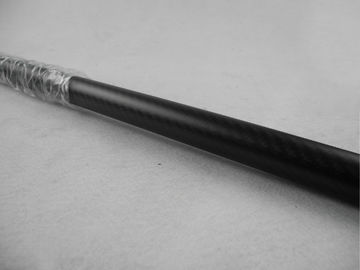 High Performance Round Carbon Fiber Tubing / Pipe with 3K Matt Plain