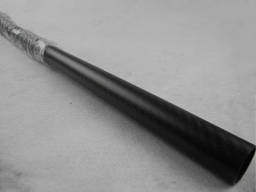 High Performance Round Carbon Fiber Tubing / Pipe with 3K Matt Plain