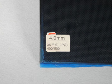 Corrosion Resistance Carbon Fiber Board 400mm*500mm 4.0mm with Plain Glossy