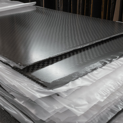 2x2  Twill Weave Glossy / Matte Carbon Fiber Plate 0.03" To 0.115" Thick