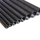 Pure Carbon Fiber Tubes Lightweight High Strength 100% Full Carbon Fiber Pipes