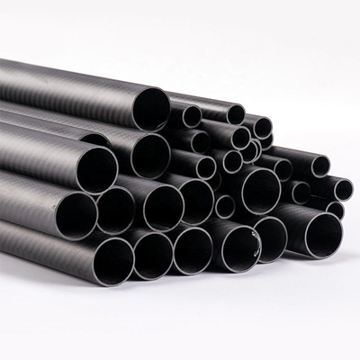 Custom Made 3K Carbon Fiber Tube Roll wrapped Twill Carbon Fiber Rod