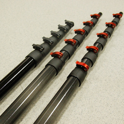 Customized 3K Plain Twill Telescopic Carbon Fiber Pole Tube 1000mm