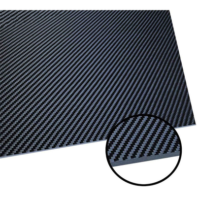100% 3K Laminated Carbon Fiber Flat Sheets High Pressure Resistance