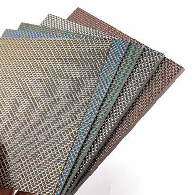 100% 3K Laminated Carbon Fiber Flat Sheets High Pressure Resistance