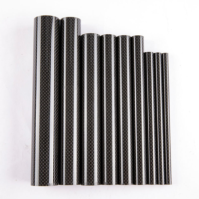 Custom Size Twill Plain Carbon Fiber Tube 14mm 20mm 30mm 80mm 1000mm