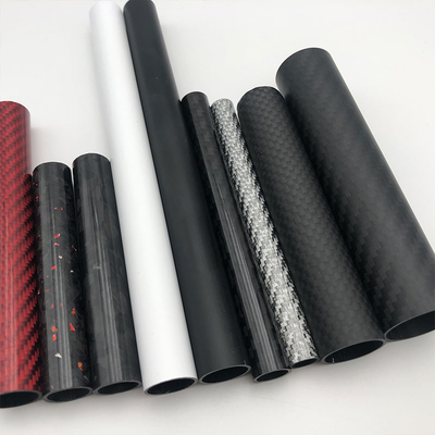 Custom Size Twill Plain Carbon Fiber Tube 14mm 20mm 30mm 80mm 1000mm