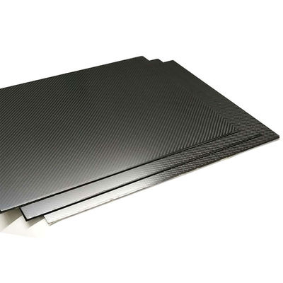 Strength And Durability 100% Carbon Fiber Sheet Ideal Strength To Weight Ratio