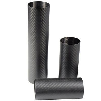 High Strength 100% 3K Carbon Fiber Tubes 28/32/50mm Durable Industrial Use