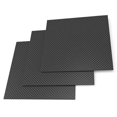 Light Weight 3K CFRP Panel Twill Matte Weave Woven Carbon Fiber Laminated Plate