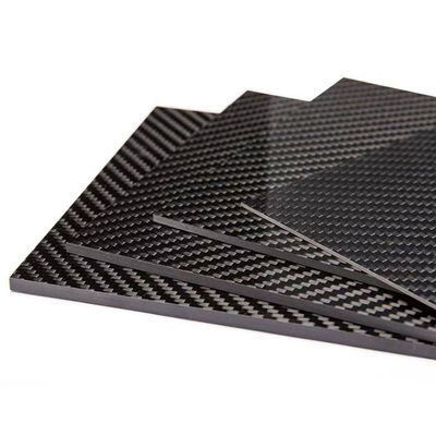 300X400MM Carbon Fiber Sheets 1MM to 6.0MM Thickness 100% 3K Twill Weave Glossy Carbon Fiber Plate
