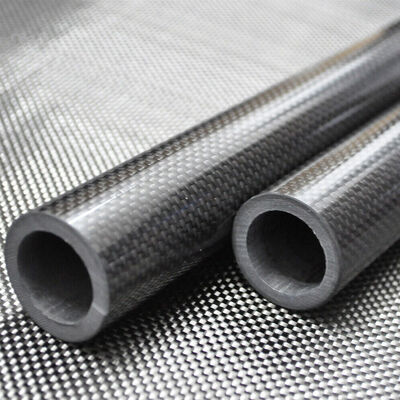 Custom 5mm OD X 3mm ID X 1000mm Length Roll Wrapped Carbon Fiber Tube 3K Glossy Pipe