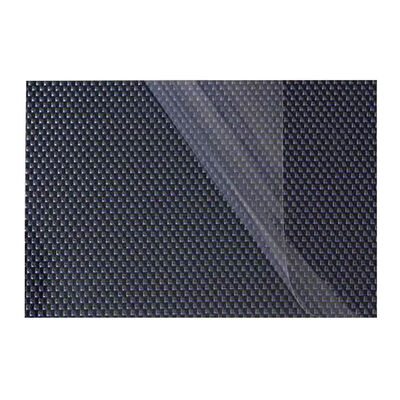 High Gloss Surface 3K Twill Weave Carbon Fiber Sheet 50x50 cm with 2mm Thickness
