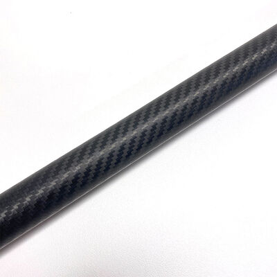 3K Twill Weave Roll Wrapped Carbon Fiber Tube Lightweight High Strength Round Pipe for DIY RC Drone