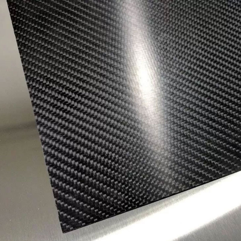 High Gloss 3K Twill Carbon Fiber Sheet Mirror Like Finish