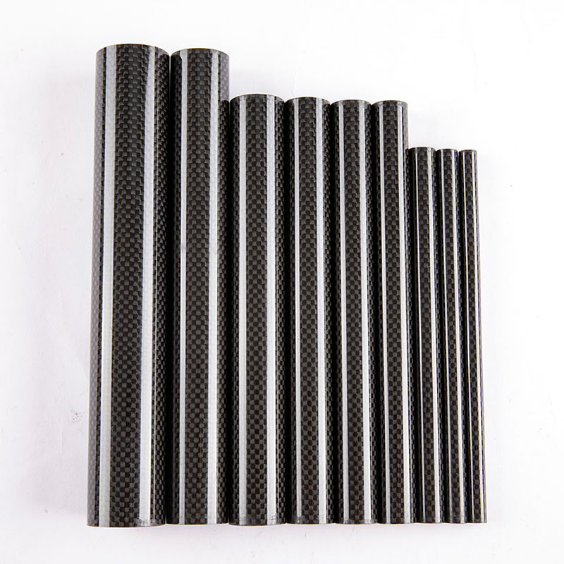 Custom Size Twill Plain Carbon Fiber Tube 14mm 20mm 30mm 80mm 1000mm