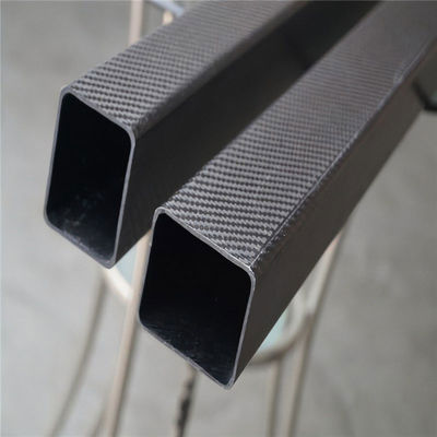 Υψηλής αντοχής 3K Full Carbon Fiber Τετράγωνος Σωλήνας Ανώτερης Ποιότητας Λείο Φινίρισμα